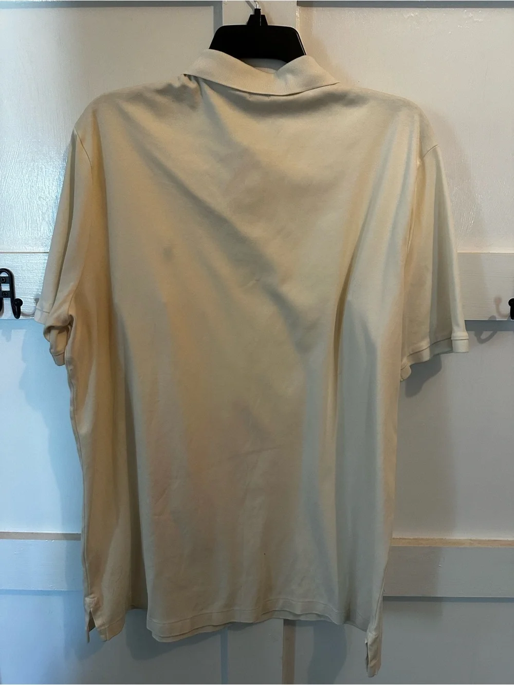 Ralph Lauren Men's Polo Shirt in Cream